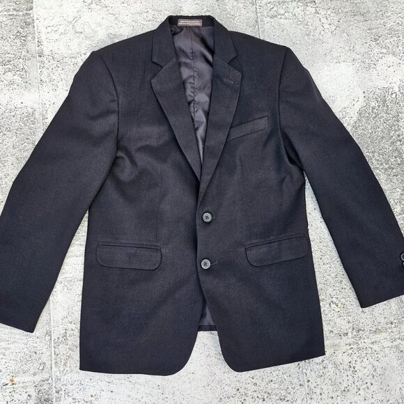 Dockers Kids Blazer Black Sport Coat Jacket Size 14 Husky - Picture 2 of 11